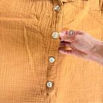 Angie Maurie + Eve Orange Cotton Jumpsuit Photo 4