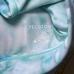 PELETON Blue Diamond Tie Dye V Back Sportsbra Small Gym Workout Active‎ Comfy Photo 8