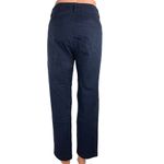 Banana Republic Navy High Rise Slim Fit Cropped Straight Leg Chino Pant Size 8 Photo 2