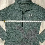 Under Armour  HeatGear 1/4 Zip Lightweight Long Sleeve Athletic Top Gray Size M Photo 3