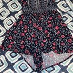 Hollister  Floral Open Back Backless Cut Out Romper Photo 2