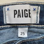 Paige Cindy Crop High Rise Straight Leg Jeans in Roam Medium Wash Size 25 Photo 8