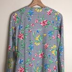 Ibkul ladies athletic long sleeve crew dress in Johanna floral sun protection S Black Photo 11