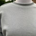 Nike  Gray Fleece Cropped Drifit Sweatshirt XS Photo 1