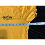 Patagonia Shirt Size Medium Logo Graphic Short Sleeve Athletic Yellow 1973 Photo 6