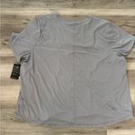 Ideology Gray V-Neck Women's Top Photo 1