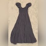 Free People NWOT  Short Sleeve Sundrenched blue Maxi Dress sz S Photo 5