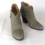 Rag and Bone Margot Ankle Boot Womens 41, US 11. Gray Suede Double Zip 3.5 heel Photo 1