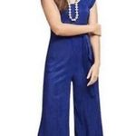 Anthropologie  Maeve Royal blue pantsuit jumpsuit womens size 10 NWT Photo 0