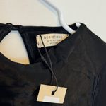 Bec & Bridge NEW  Ren Long Sleeve Midi Dress in Black Size 6 Open Back Satin Photo 4
