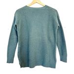 Madewell  Landmark Textured Sweater with Side Zippers Moss Green Size Small Photo 5
