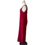 Calypso St. Barth NWOT Red Linen Blend V Neck Wide Leg Loose Fit Jumpsuit Pocket Photo 4