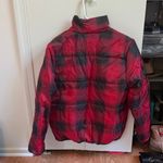 Universal Threads Universal Thread Red Black Buffalo Plaid Puffer Jacket Water Resistant Size S‎ Photo 3