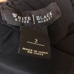 White House | Black Market  Women’s Baby Doll Beaded Bodice Black Halter Dress Photo 7