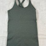 Lululemon Ebb To Street Tank Top Grey Eucalyptus Ribbed sz 6 workout wear Photo 0