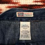 Vintage Y2K 2000s Faded Glory Mini Cargo Denim Jeans Skirt Navy Blue Dark Wash Grunge Acubi Streetwear gorpcore rave Size 8 Photo 2