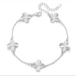 • Alhambra clover silver bracelet Photo 0