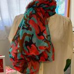 [label free] Eternity scarf. Camo print colors of black, brown, blue and pink! Photo 1