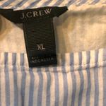 J.Crew Cotton Blue and White striped mini sundress-Size XL Photo 5