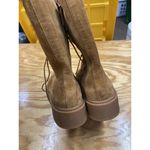 Vince Kady Combat Boots Women's 9 M Brown Suede Side Zip Lace Up Waterproof S67 Photo 8