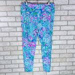 Lilly Pulitzer Weekender High Rise Midi Leggings in Multi Swizzle Print Size XXL Photo 3