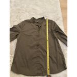J.Jill Moss‎ Green Button Up Women's Blouse Size L Photo 4