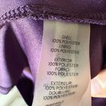 Calvin Klein Dress Size 8 Dark Purple Floral Mock Neck Sleeveless Romantic Chic Photo 5