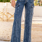 Kut From The Kloth NWOT  Jodi High Rise Wide Leg In Stone‎ Wash Size 8 Photo 0
