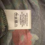 Celina Moon Floral Print Wrap Dress Red Trim Long Sleeve Casual Size M Black Size M Photo 8