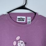 Disney  Mickey Mouse Purple Sweatshirt & Sweatpants Set Size XS/M EUC #CL-69 Photo 1