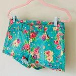 Wall Flower  Floral Shorts - Juniors/Womens Size 9 Photo 0
