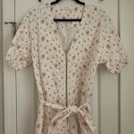 Love Shack Fancy  Jeni Jumpsuit Carmine Floral Photo 3
