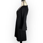 Amanda Uprichard Fresno Mini Dress Women's Small Black Bell Sleeves A-Line RTR Photo 3