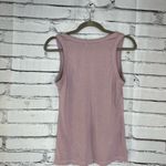 ZARA  Pastel Pink Graphic Sleeveless Tank Top Crew Loose Fit Summer Shirt SZ M Photo 9