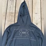 Under Armour | women’s medium mock neck sweatshirt | black & white hoodie Photo 1