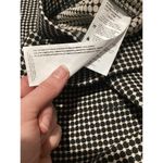 Joseph Ribkoff  Gingham Black White High Waist Slim Pants Ankle Slits 4 Photo 4