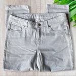 Michael Kors Silver Classic Cropped Skinny Jean Size 4 Photo 31