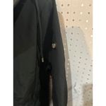 Jessica Simpson  Black Hooded Anorak Jacket Leopard Lined Drawstring Size 2X Photo 6