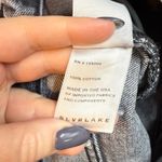 Slvrlake Premium Denim Womens 27 Cotton Black Charcoal Denim Jeans Distressed Photo 8