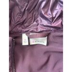 Athleta  Quilted Jacket Hooded Full Zip Puffer Lightweight Plum‎ XS Photo 3