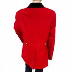 Tommy Hilfiger Vintage Classic Equestrian Riding Jacket Size 14 Red Black EUC Photo 6