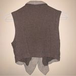 Cute Crop Vest Y2K Top Tan Brown Dark Academia Photo 2
