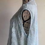 Soft Surroundings  Boho Floral Asymmetrical Open Cardigan Vest Photo 7