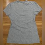 Adidas Womens GO TO Short Sleeve Logo Tee  Gray Size S Photo 2