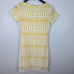 Tiana B Dress S Yellow Lace Overlay Mini Bodycon Retro Cottagecore Feminine Mod Photo 6
