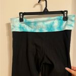 Vintage PINK vs Yoga pants full length leggings size L blue tie dye detail Size L Photo 4