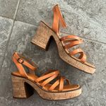 Lucky Brand Taiza Ankle Strap Platform Sandals in Sunflower Tan, Size 9.5 NEW Photo 5
