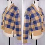 Madewell NWT Bayberry Cardigan Sweater in Buffalo Check, XXS, Kim Kardashian Photo 10