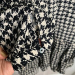 Anthropologie Maeve Sterling Houndstooth Drop Waist Tunic Dress W-617 Sz S Photo 6