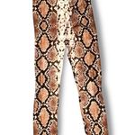 Nasty Gal | Snakeskin Print Leggings | Size 4 (Runs Small) Photo 0